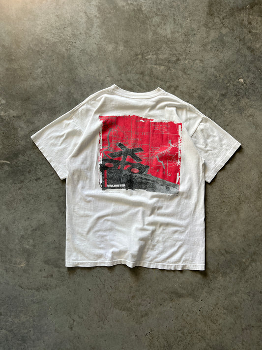 Vintage White Red Marlboro Logo Shirt - L