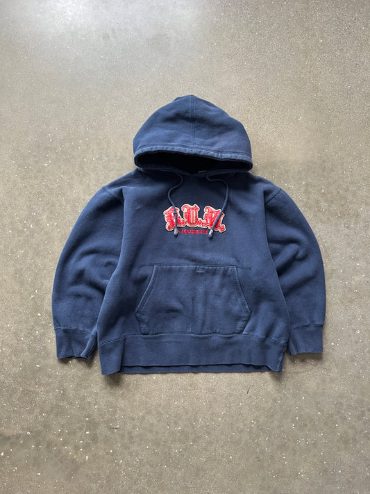 Vintage Blue Bum Equipment Hoodie - XS
