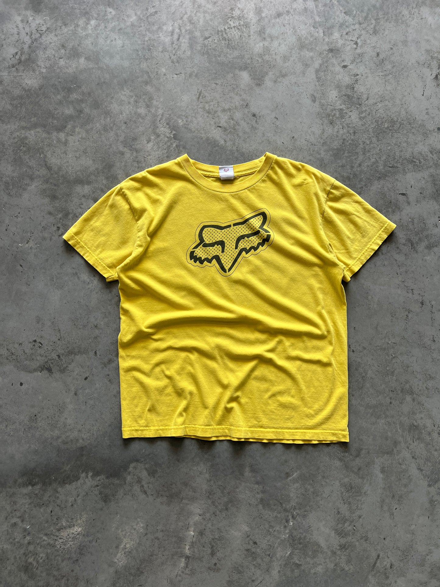 Vintage Yellow Fox Racing Head Shirt - L