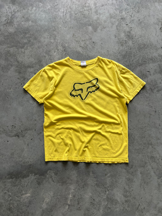 Vintage Yellow Fox Racing Head Shirt - L