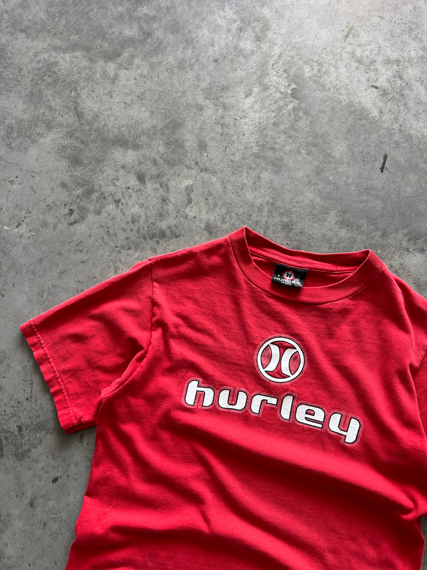 Vintage Faded Red Hurley Shirt - XS