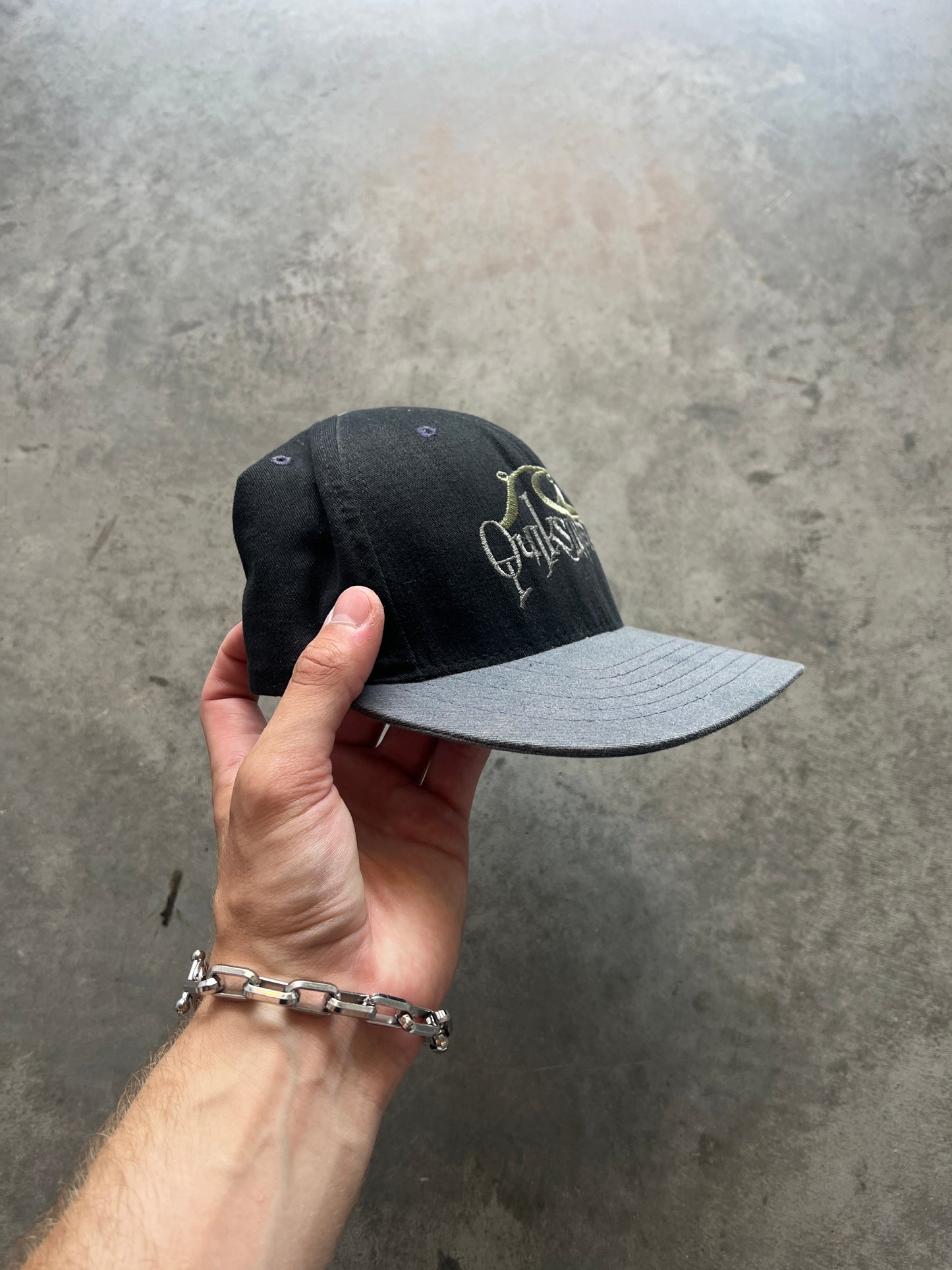 Vintage Black Quicksilver Hat