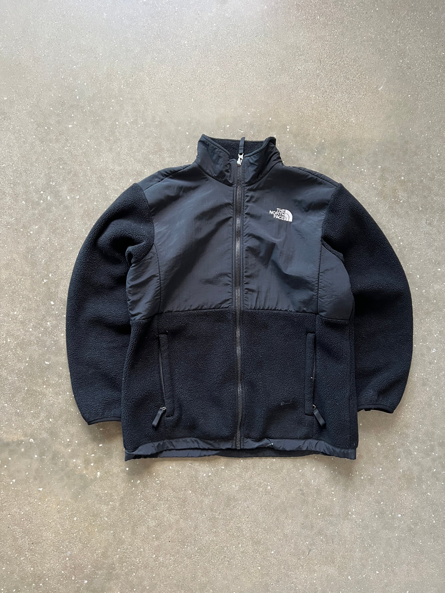Vintage Black The North Face Fleece Jacket - XL