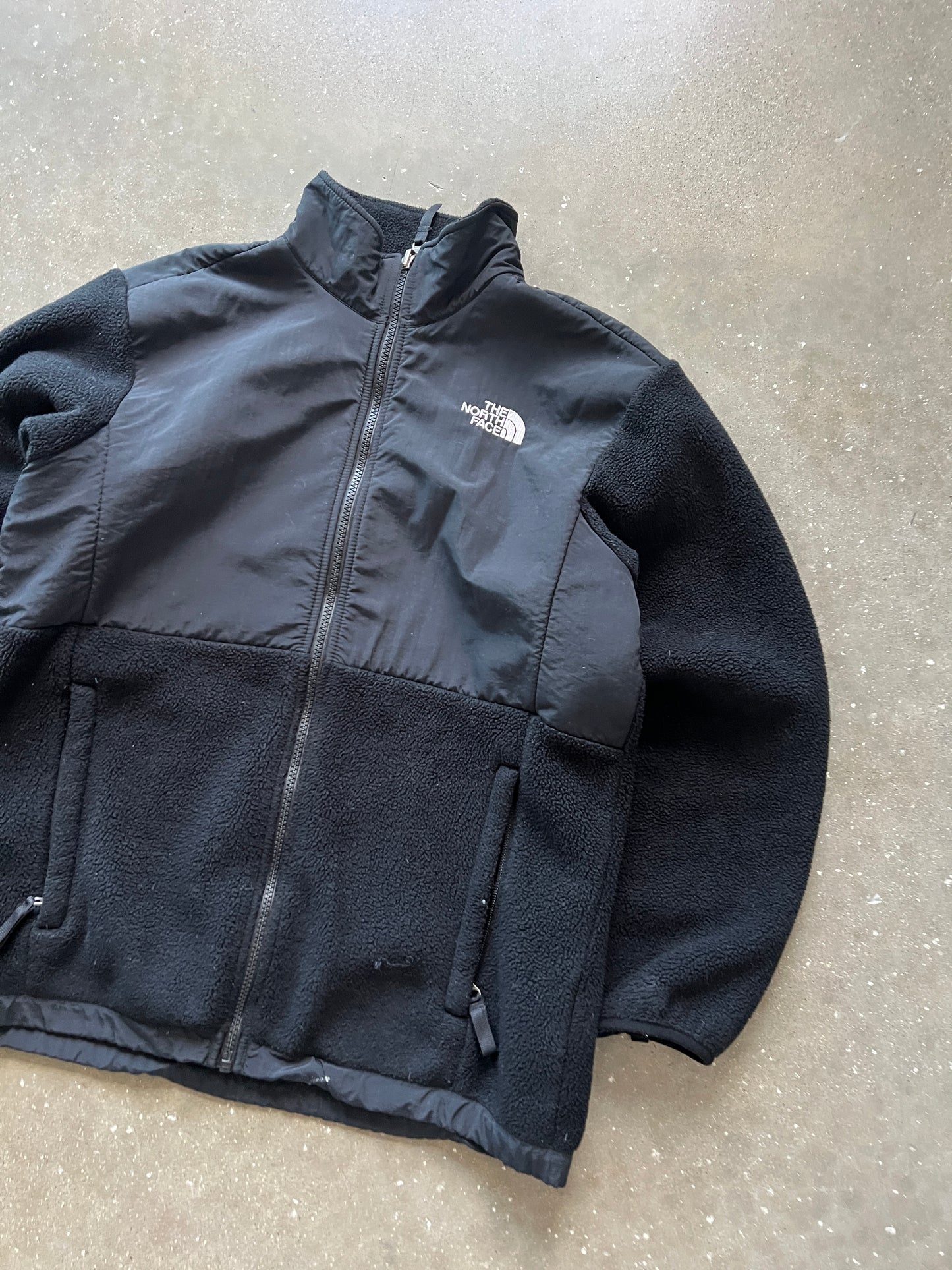 Vintage Black The North Face Fleece Jacket - XL