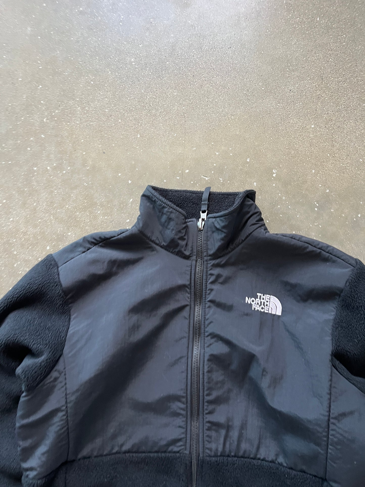 Vintage Black The North Face Fleece Jacket - XL
