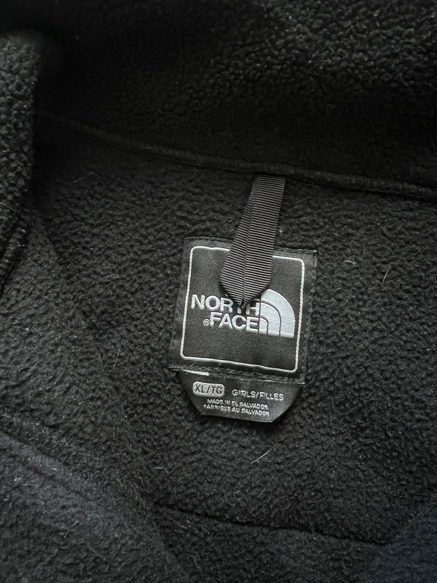 Vintage Black The North Face Fleece Jacket - XL