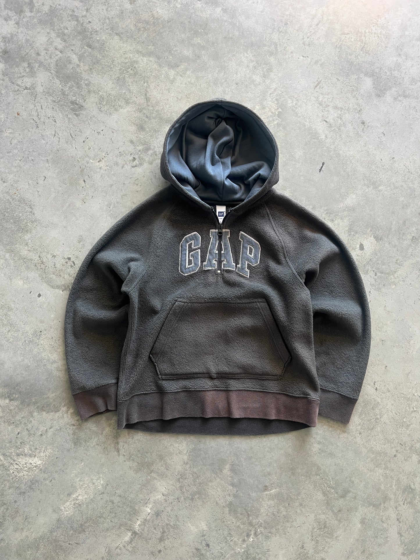 Vintage Faded Brown Gap Fleece - YS