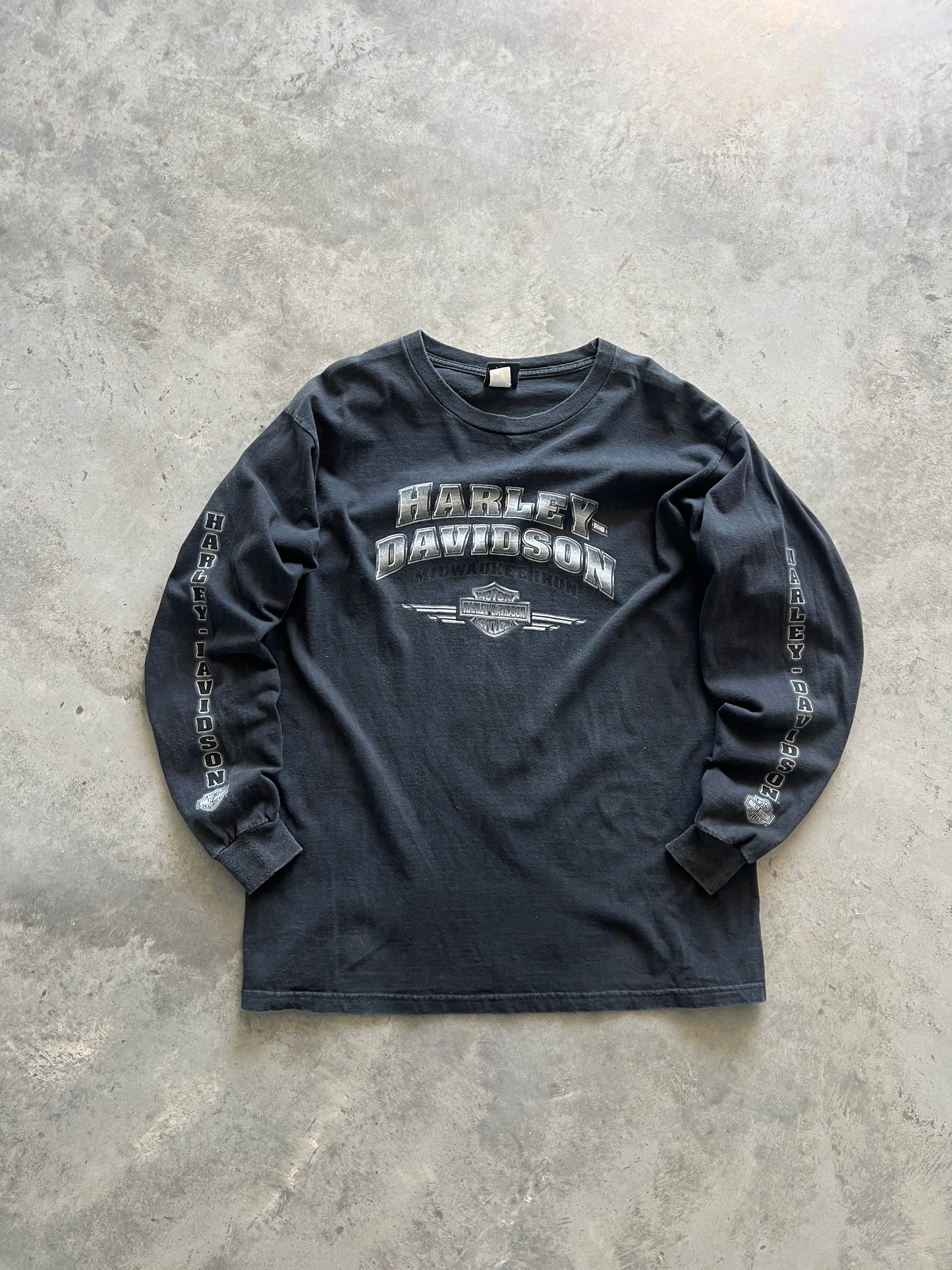 Vintage Black Harley Davidson Shirt - XL
