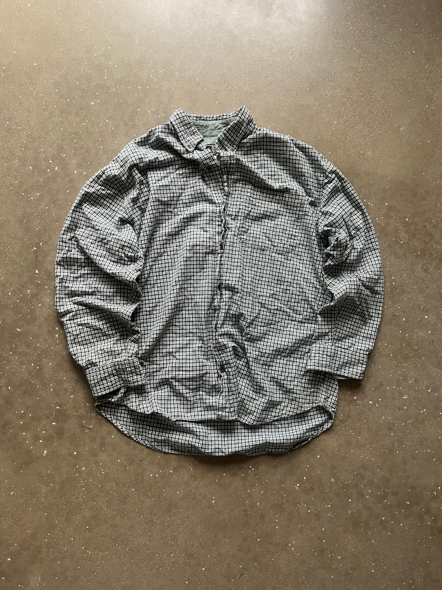 Vintage Plaid Maurices Button Up - Large