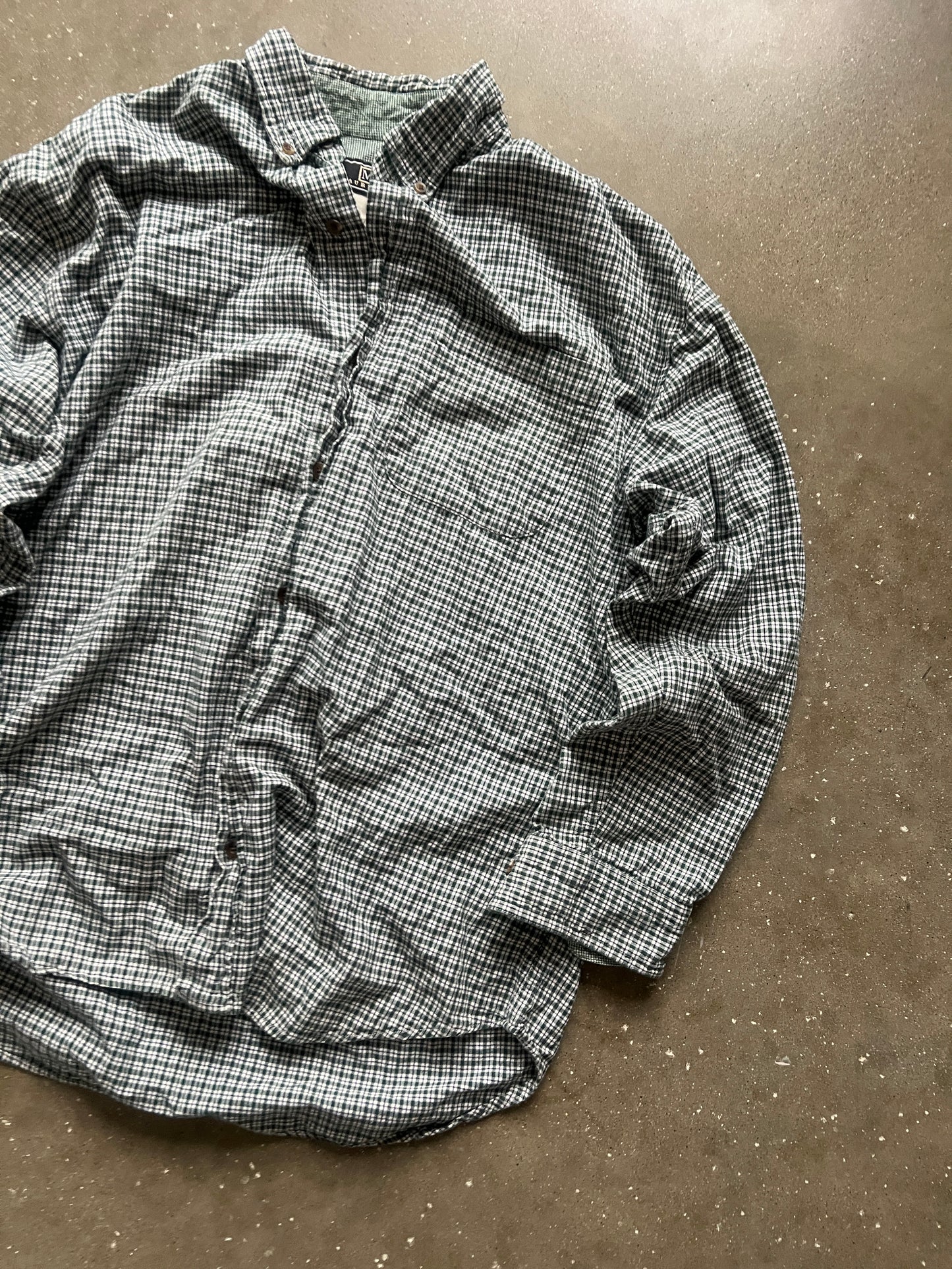 Vintage Plaid Maurices Button Up - Large