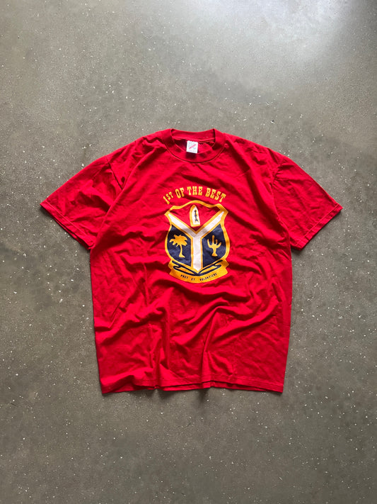 Vintage Red Graphic T-Shirt - XL