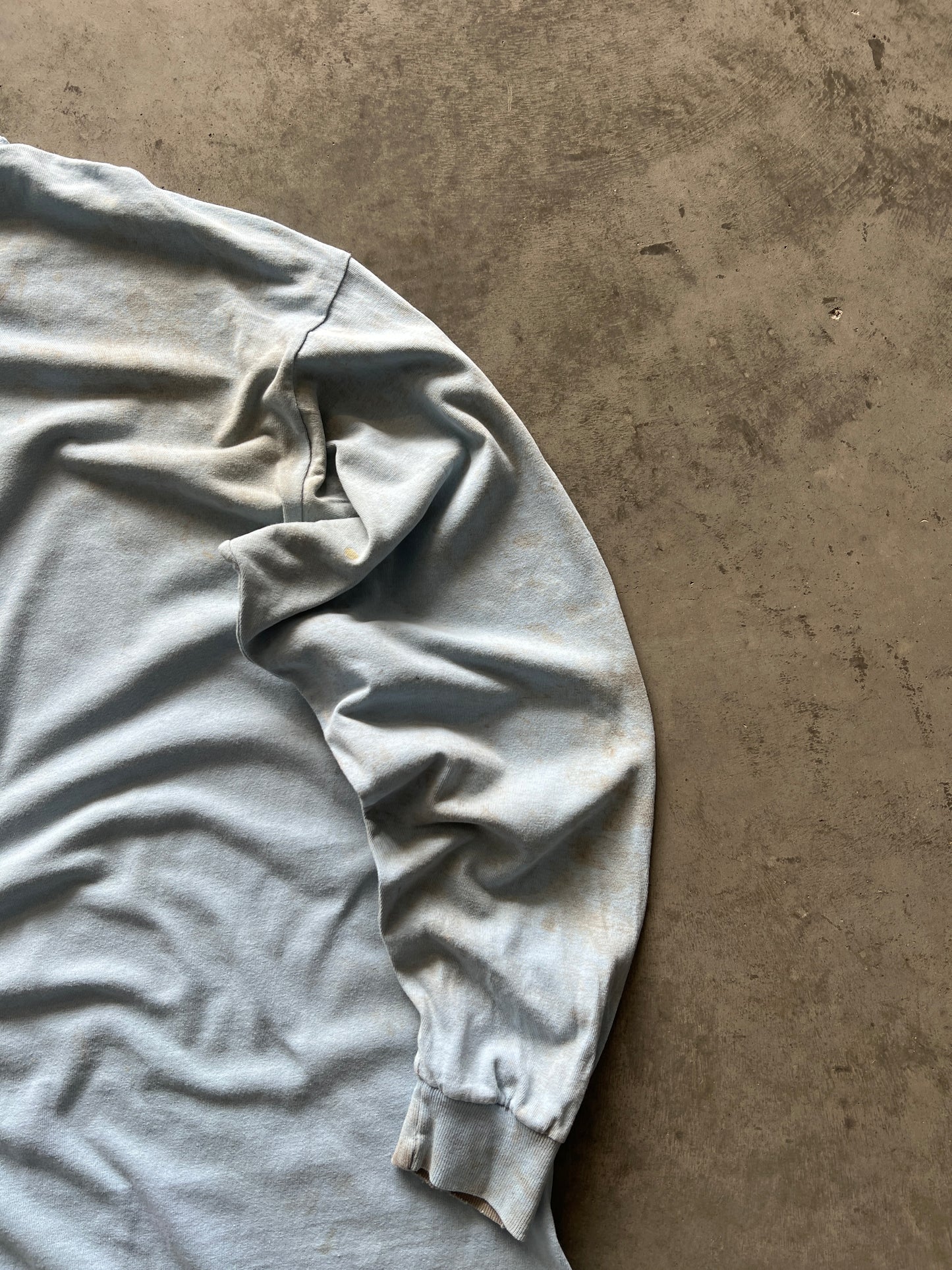 Vintage Blue Distressed Choppers Shirt - XL