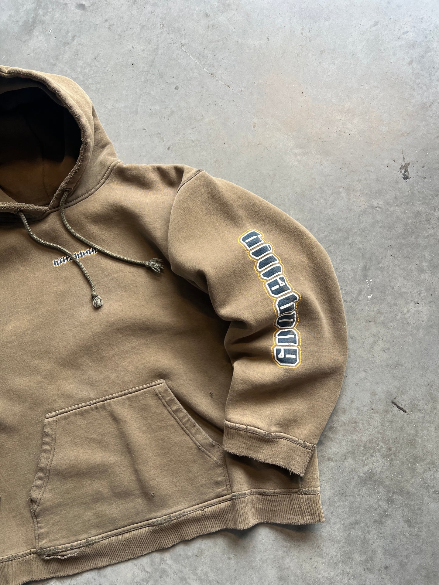 Vintage Faded Brown Billabong Hoodie - M/L