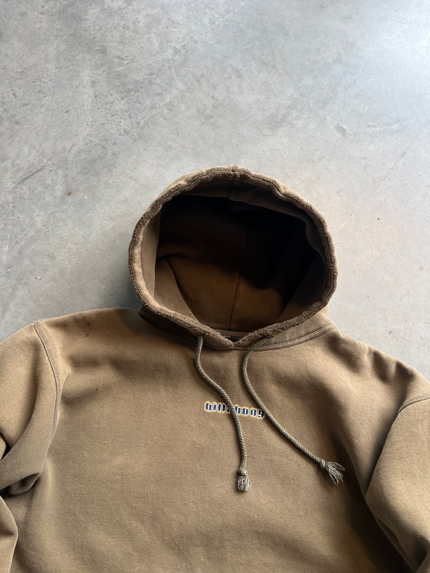 Vintage Faded Brown Billabong Hoodie - M/L