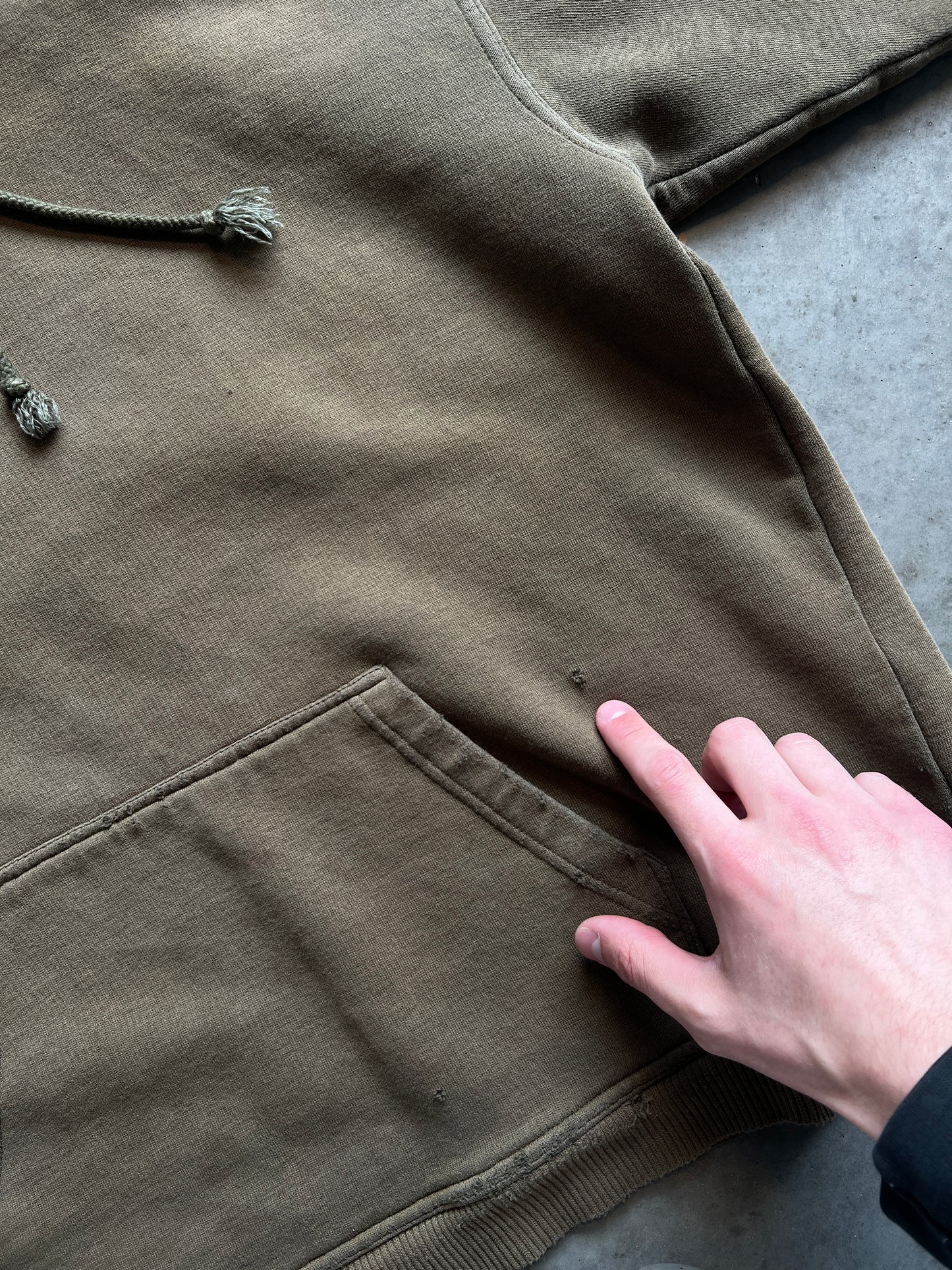 Vintage Faded Brown Billabong Hoodie - M/L