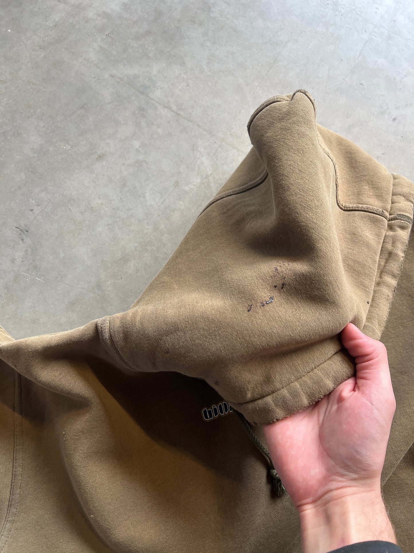Vintage Faded Brown Billabong Hoodie - M/L
