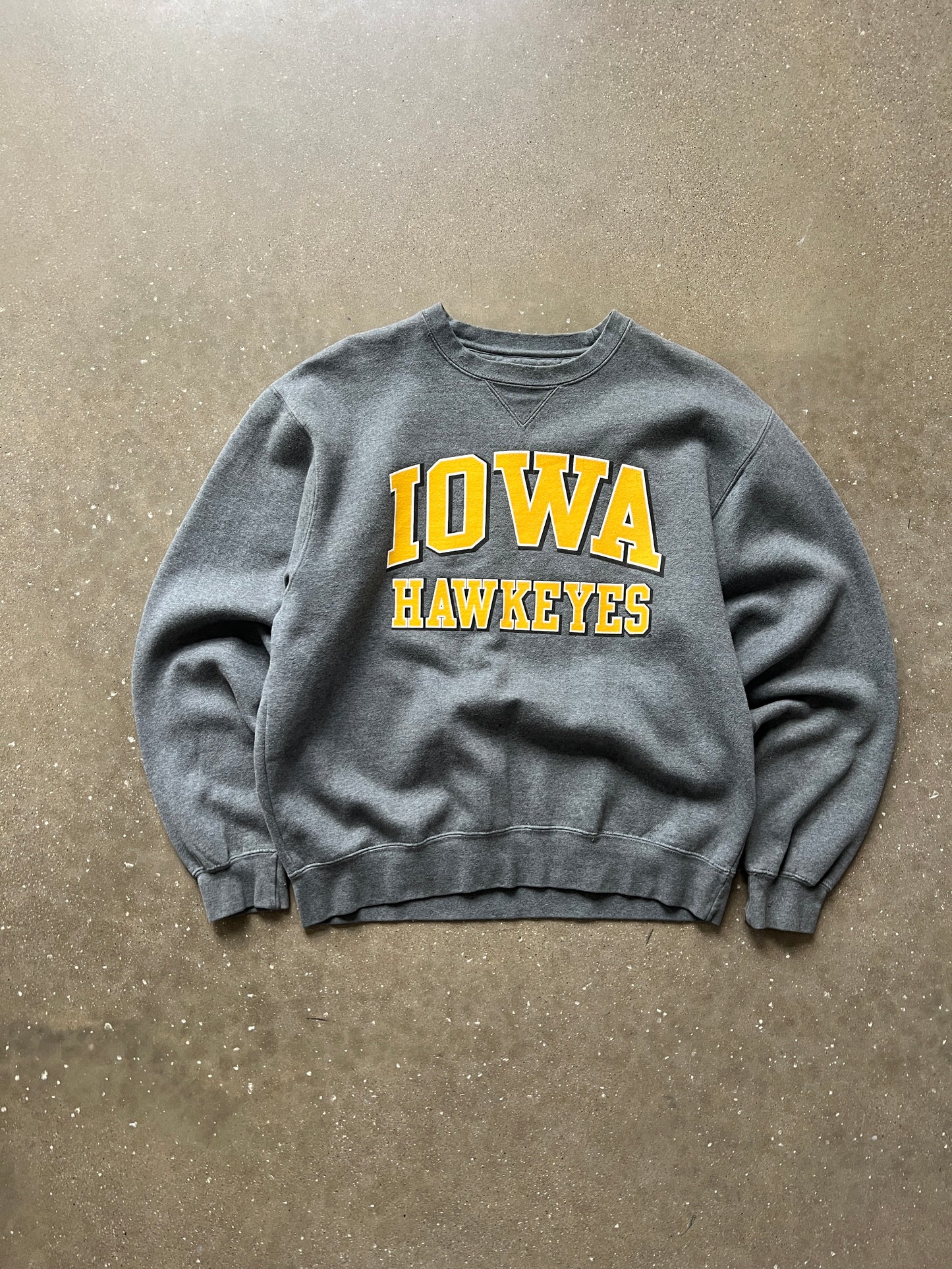 Vintage Iowa Hawkeyes Crew - M