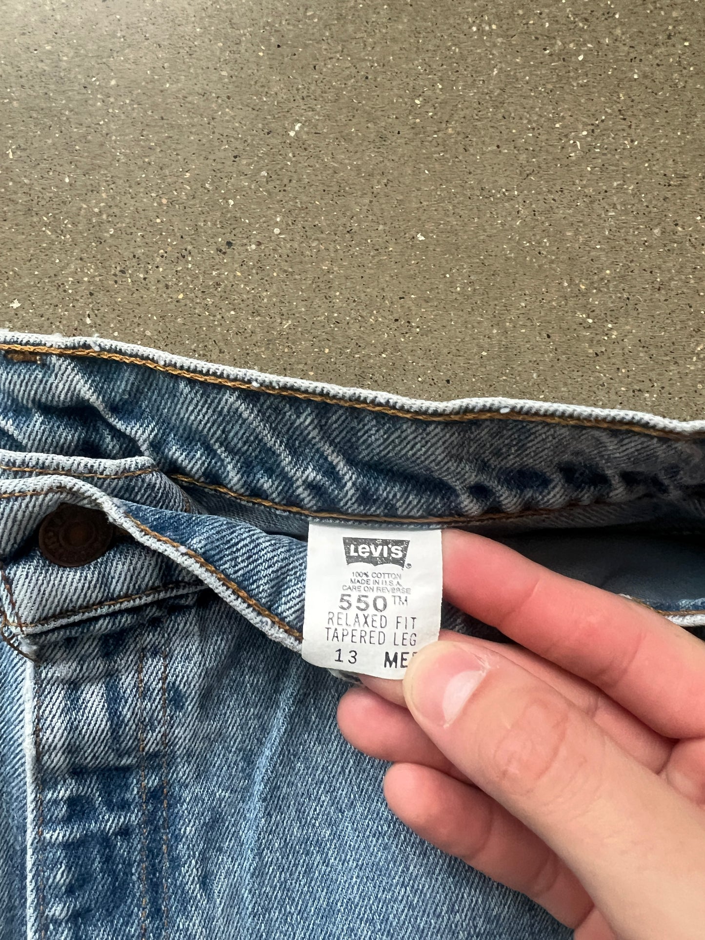 Vintage Blue Levi Womans Jeans - 13M