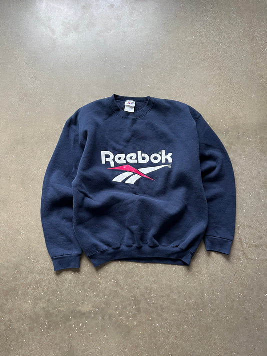 Vintage Navy Blue Reebok Crew - XL