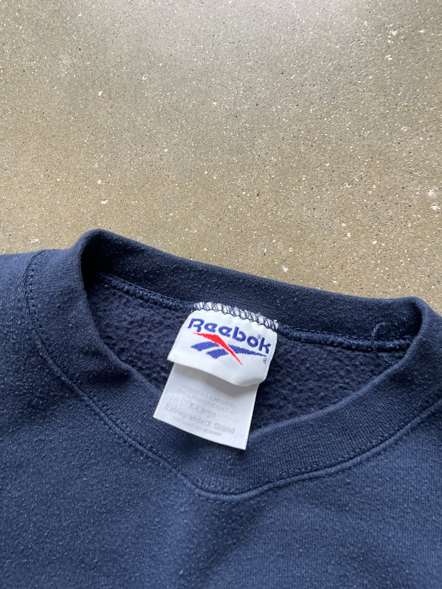 Vintage Navy Blue Reebok Crew - XL