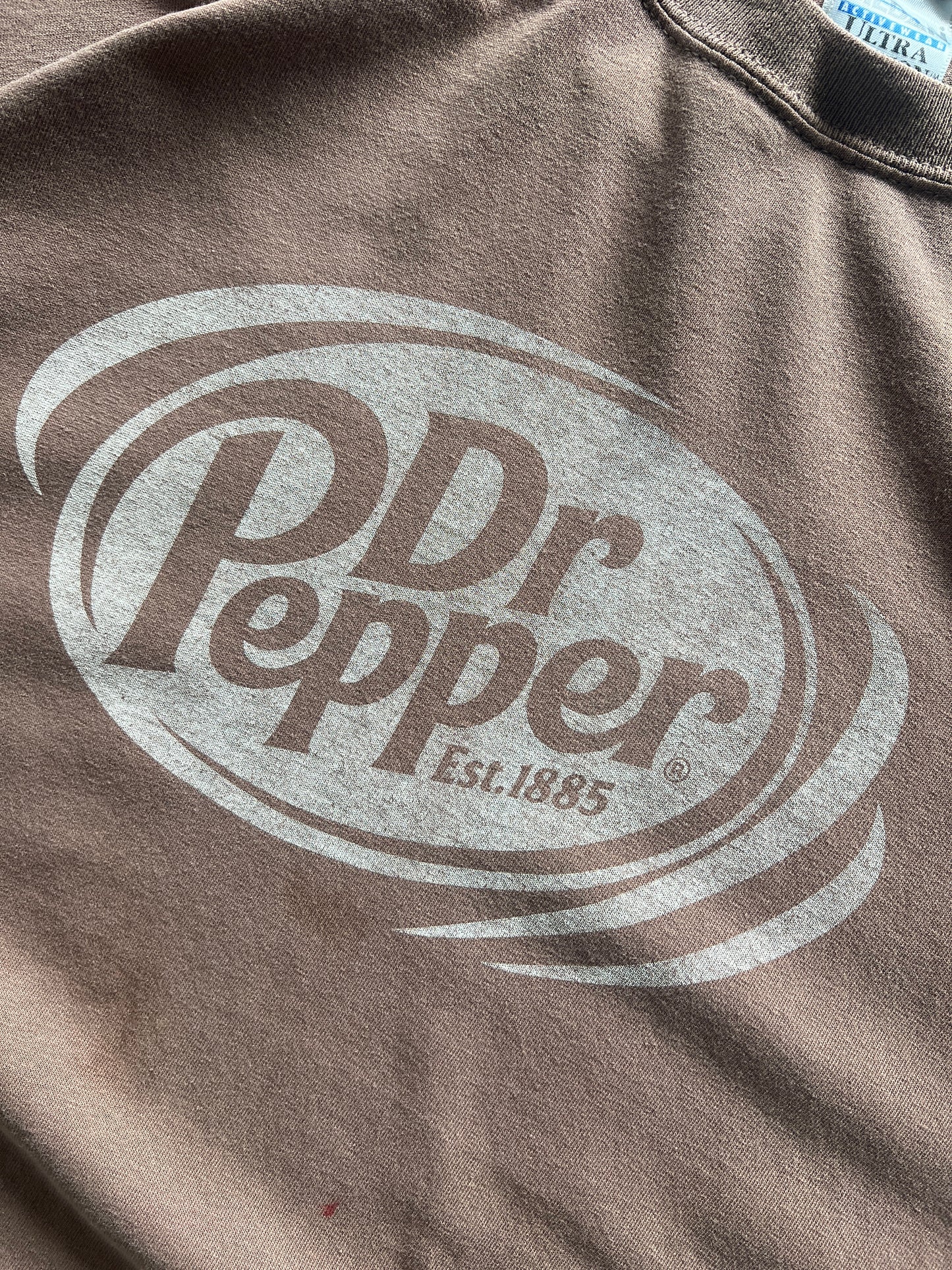 Vintage Brown Dr Pepper Shirt - XL