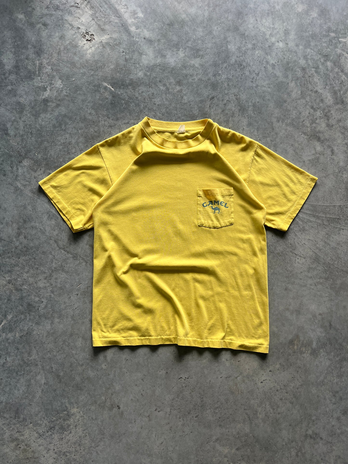 Vintage Yellow Camel Cigarets Shirt - L