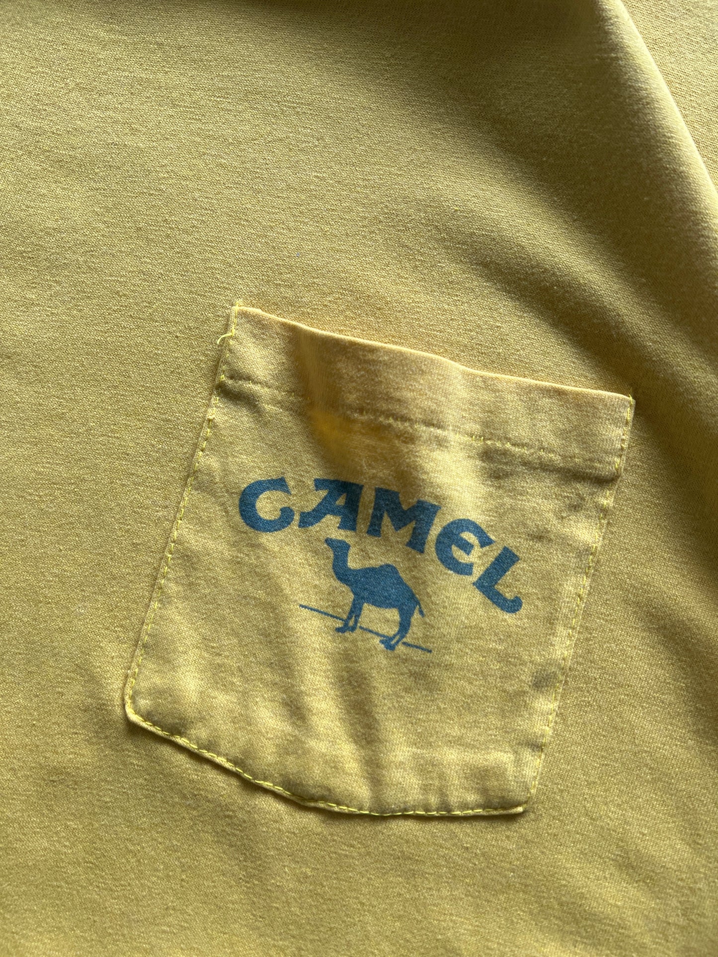 Vintage Yellow Camel Cigarets Shirt - L