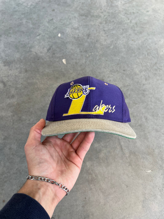 Vintage Purple Lakers Hat