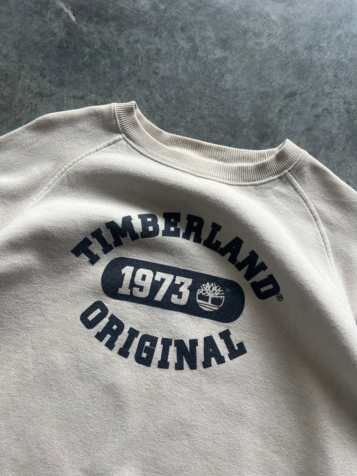 Vintage Cream Timberland Crew - XL