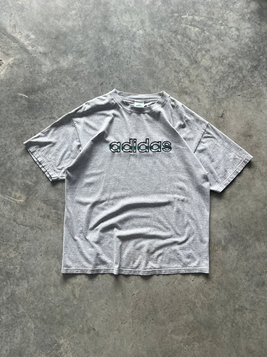 Vintage Grey Adidas Spellout Shirt -