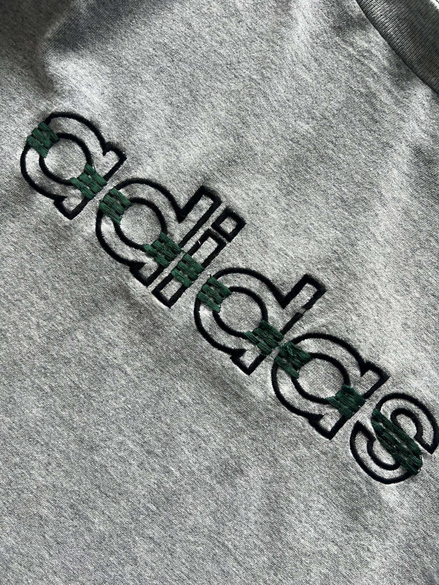 Vintage Grey Adidas Spellout Shirt -