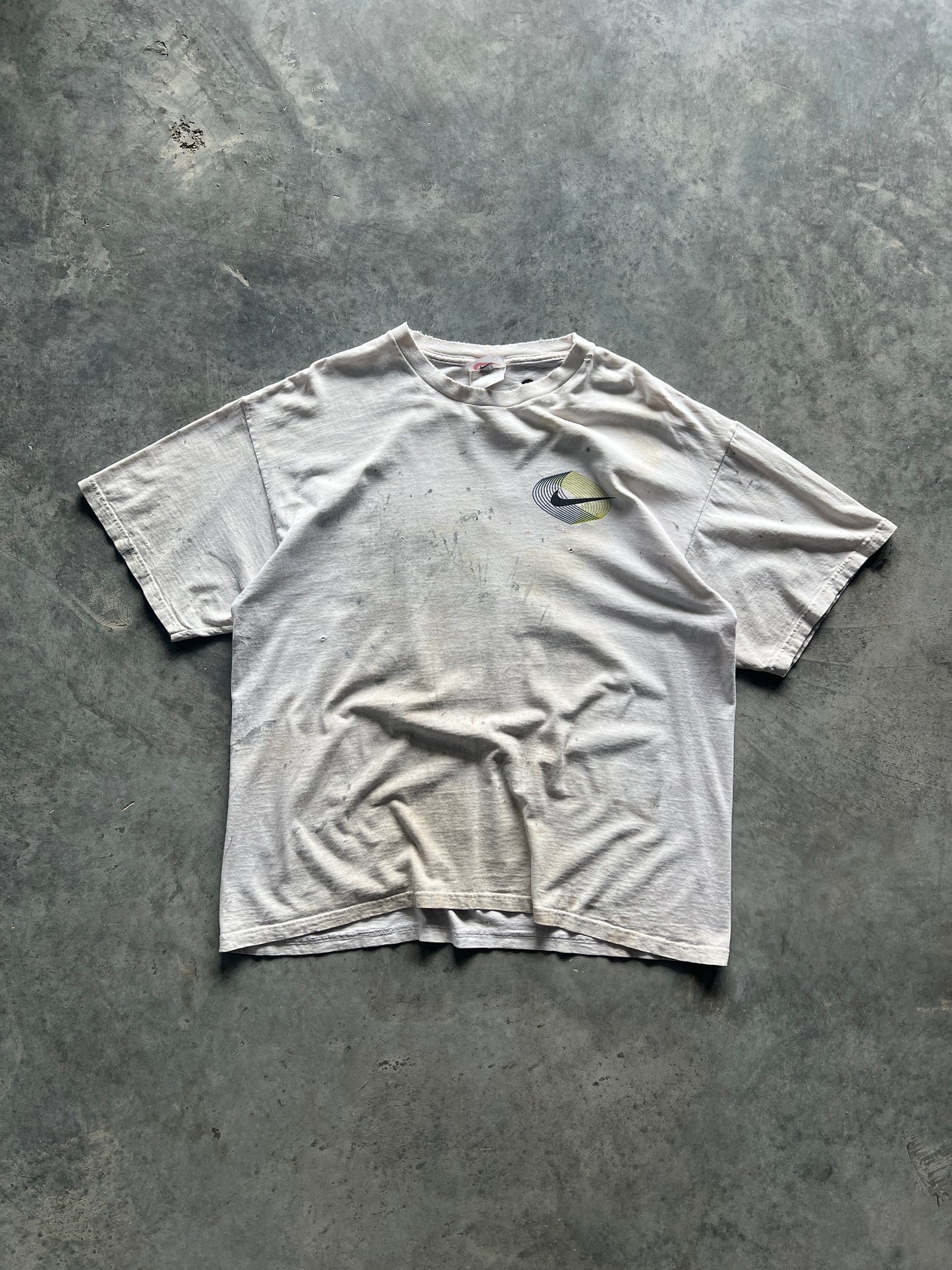 Vintage Thrashed White Nike Shirt -