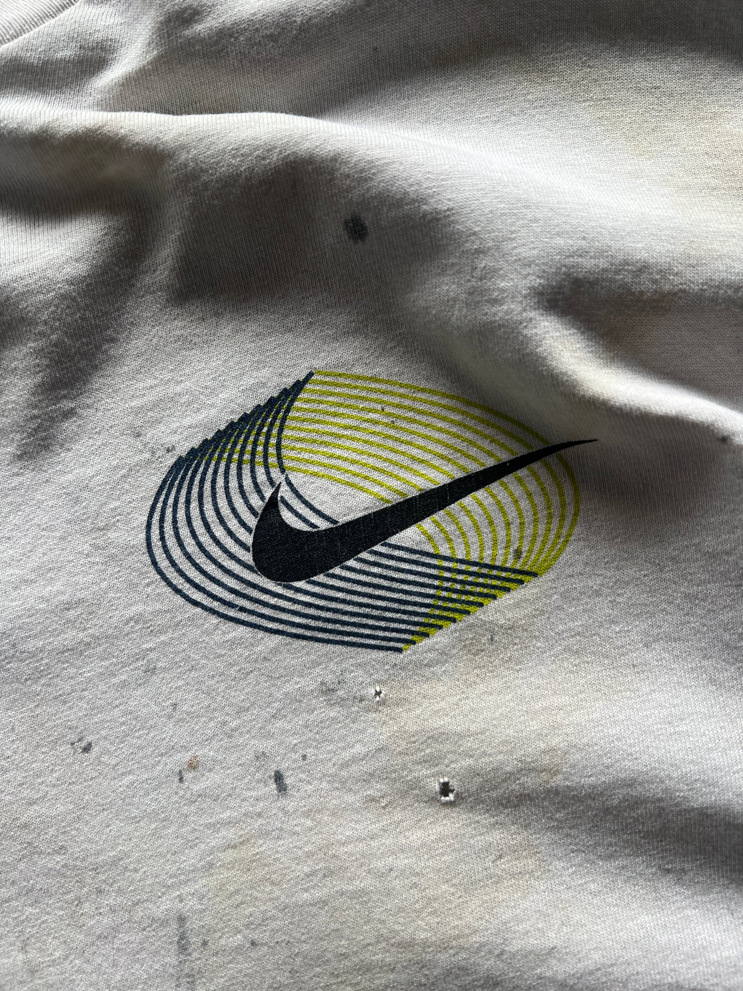 Vintage Thrashed White Nike Shirt -