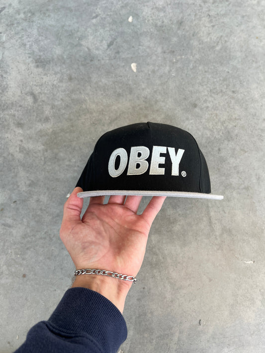 Vintage Black Deadstock OBEY Hat