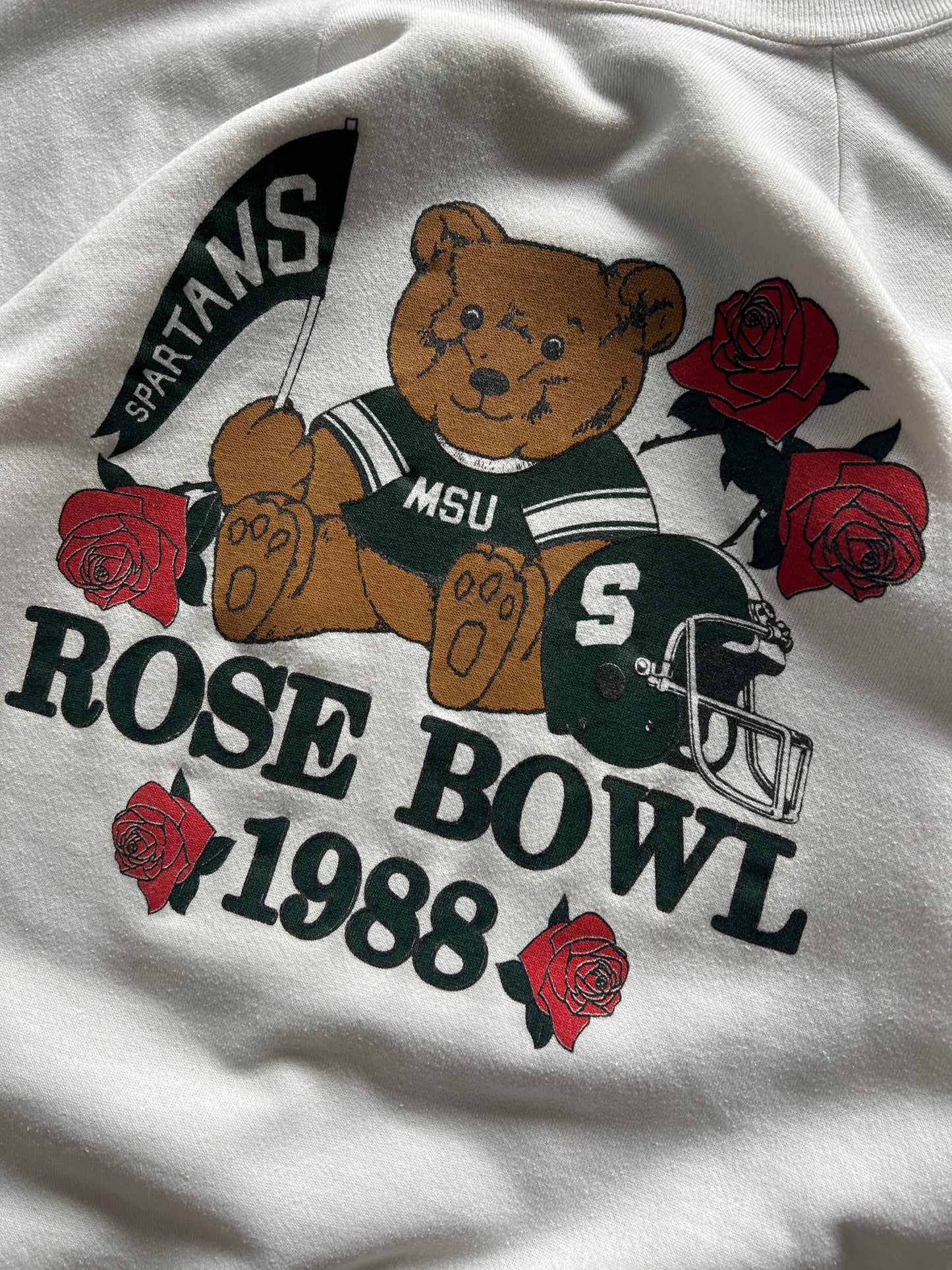 Vintage 80s Michigan State Crew - M