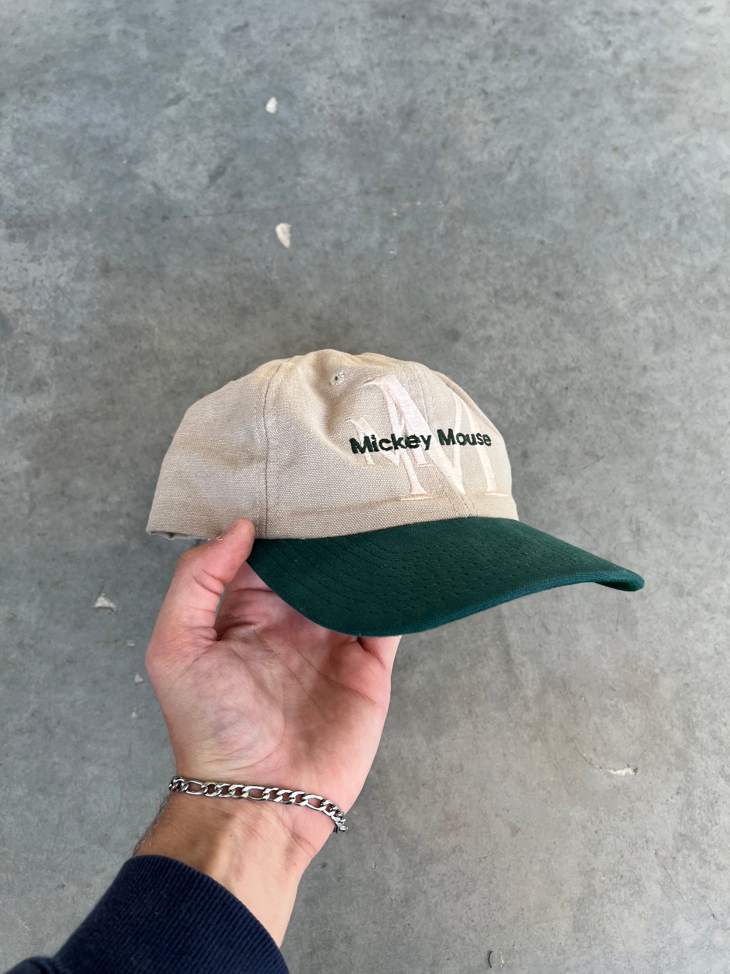 Vintage Tan Mickey Mouse Hat