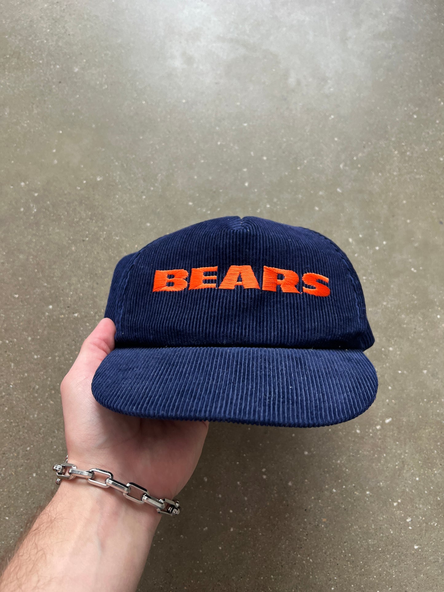 Vintage Blue Chicago Bears Hat