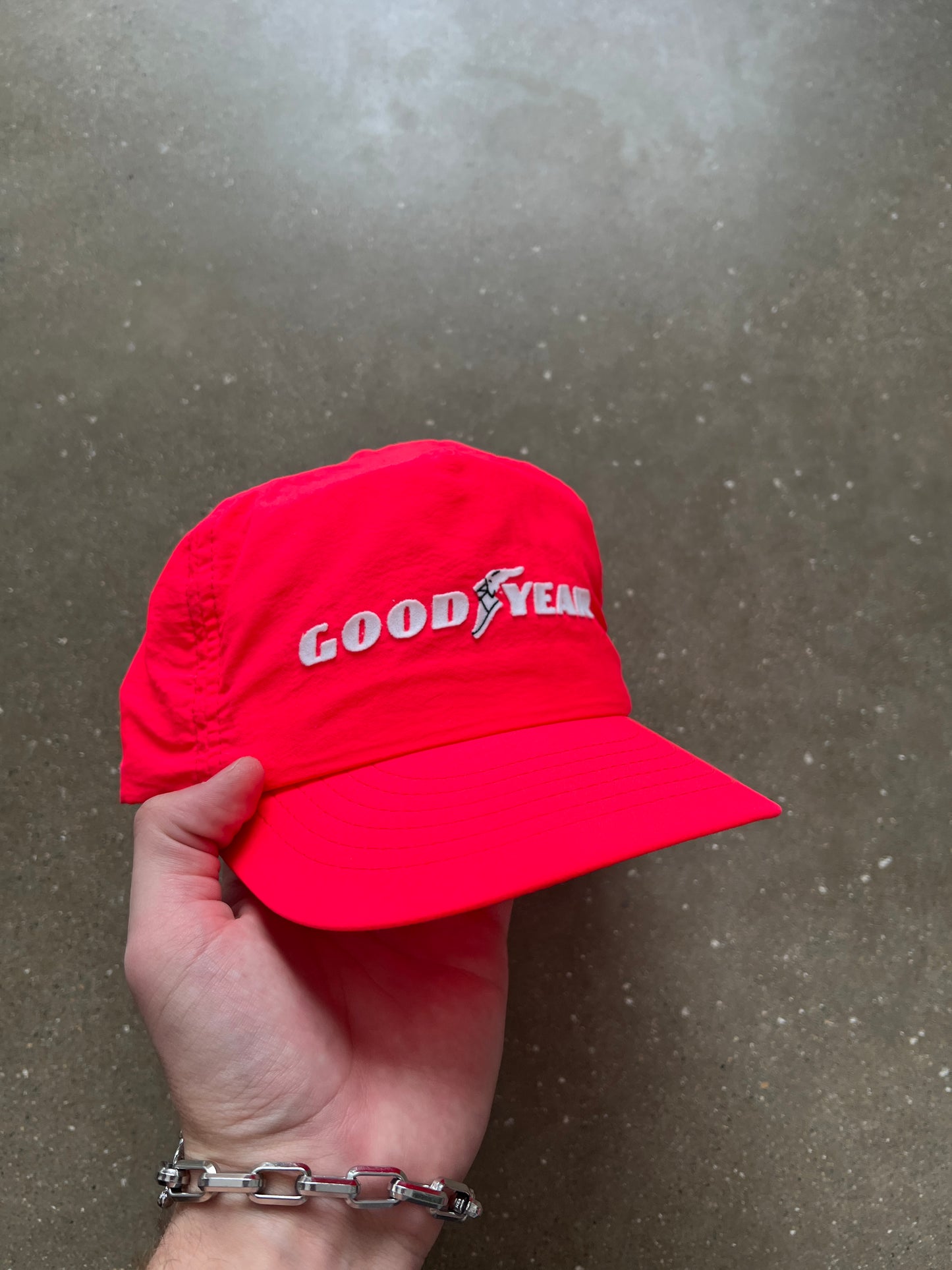 Vintage Red Goodyear Hat