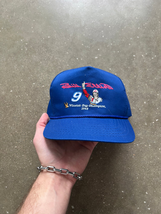 Vintage Blue Bill Elliot Hat