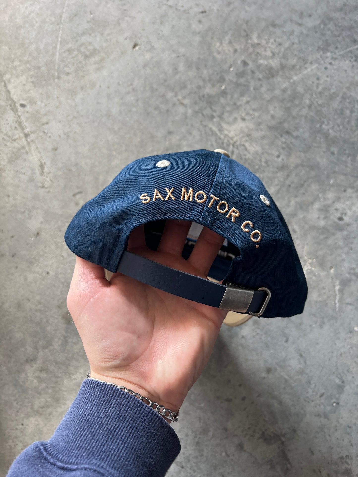 Vintage Blue Chevrolet Spellout Hat