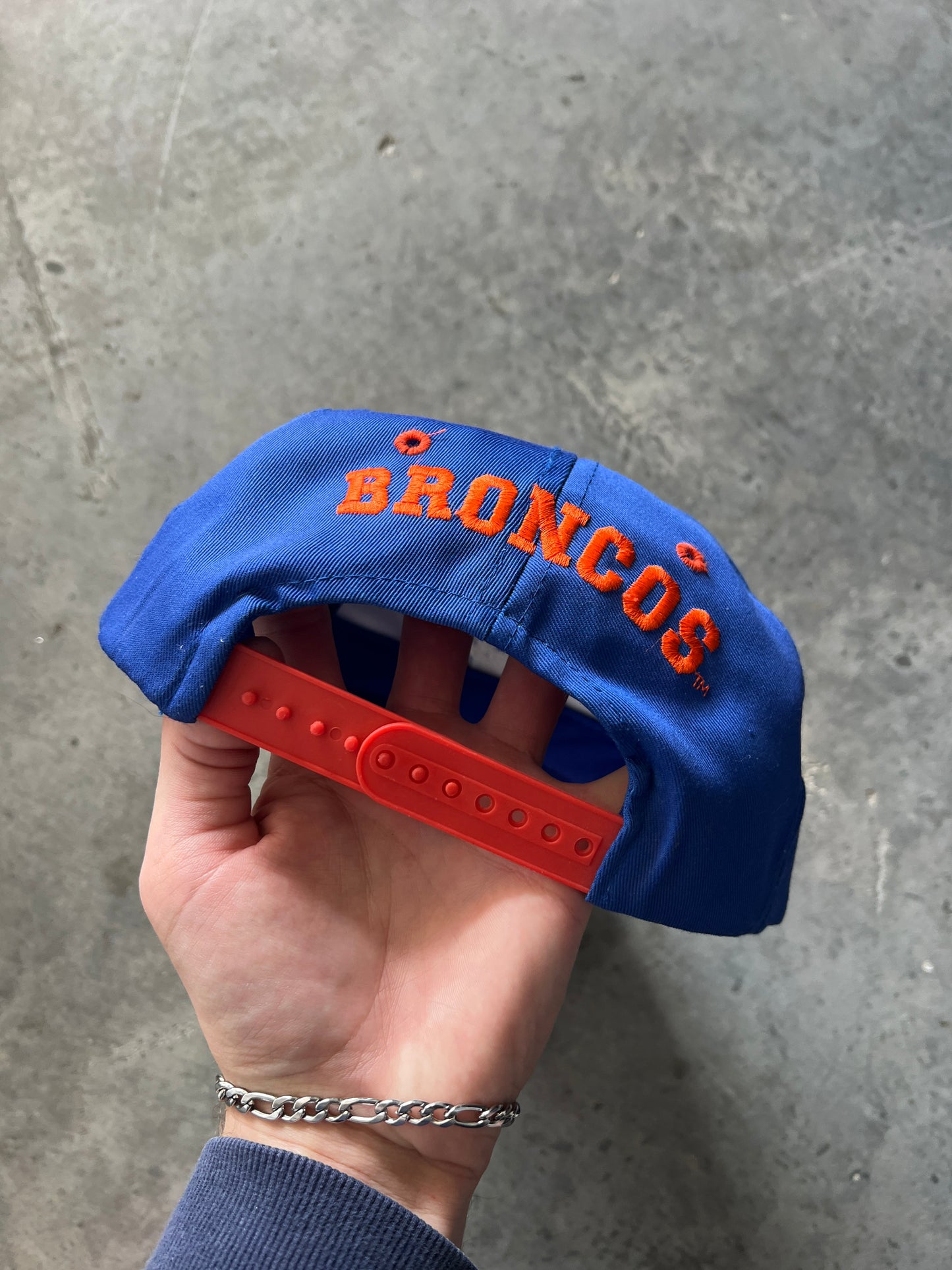 Vintage Blue Denver Broncos Hat