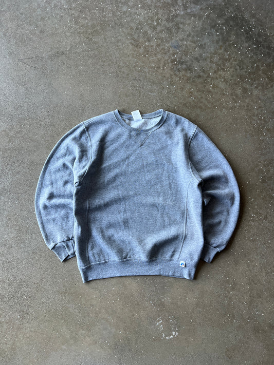 Vintage Heather Grey Russell Crew - M