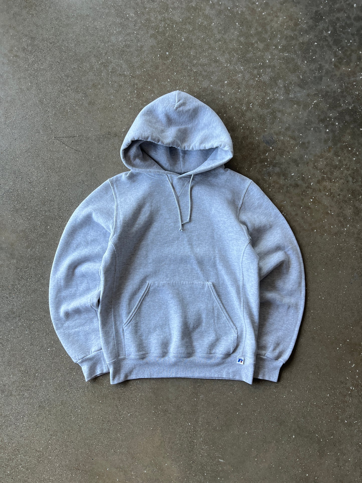 Vintage Powder White Russell Hoodie - S