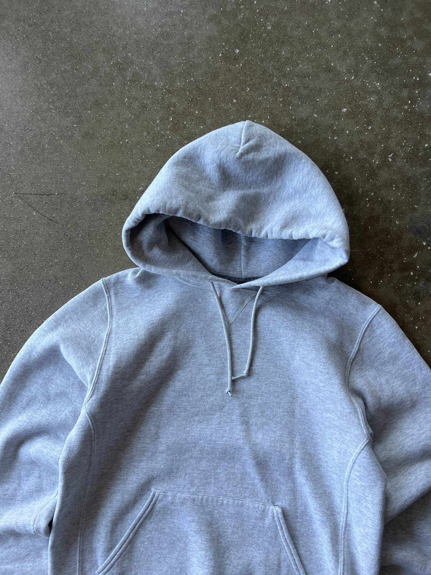 Vintage Powder White Russell Hoodie - S