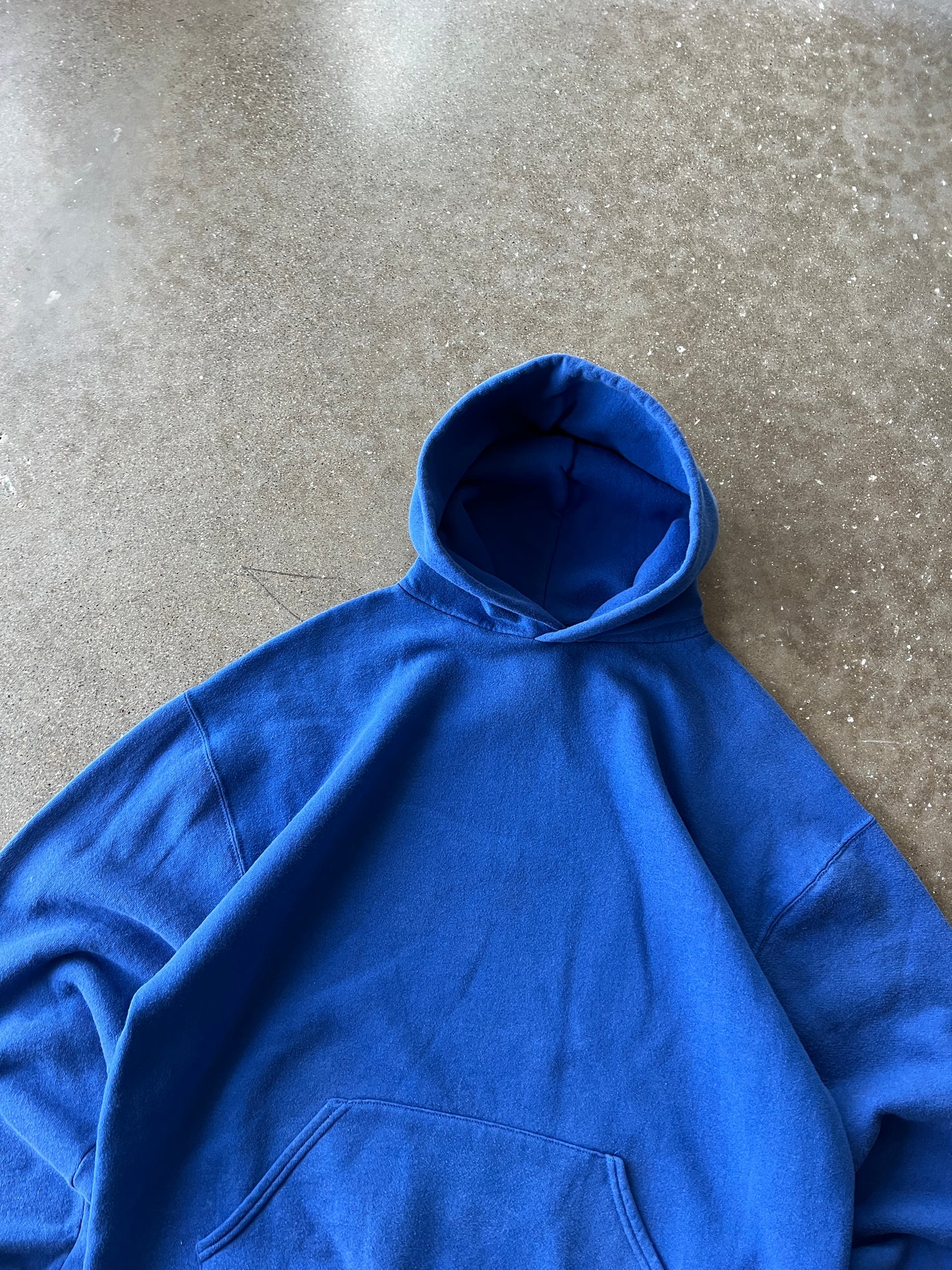 Vintage Sky Blue Russell Athletic Hoodie - XL
