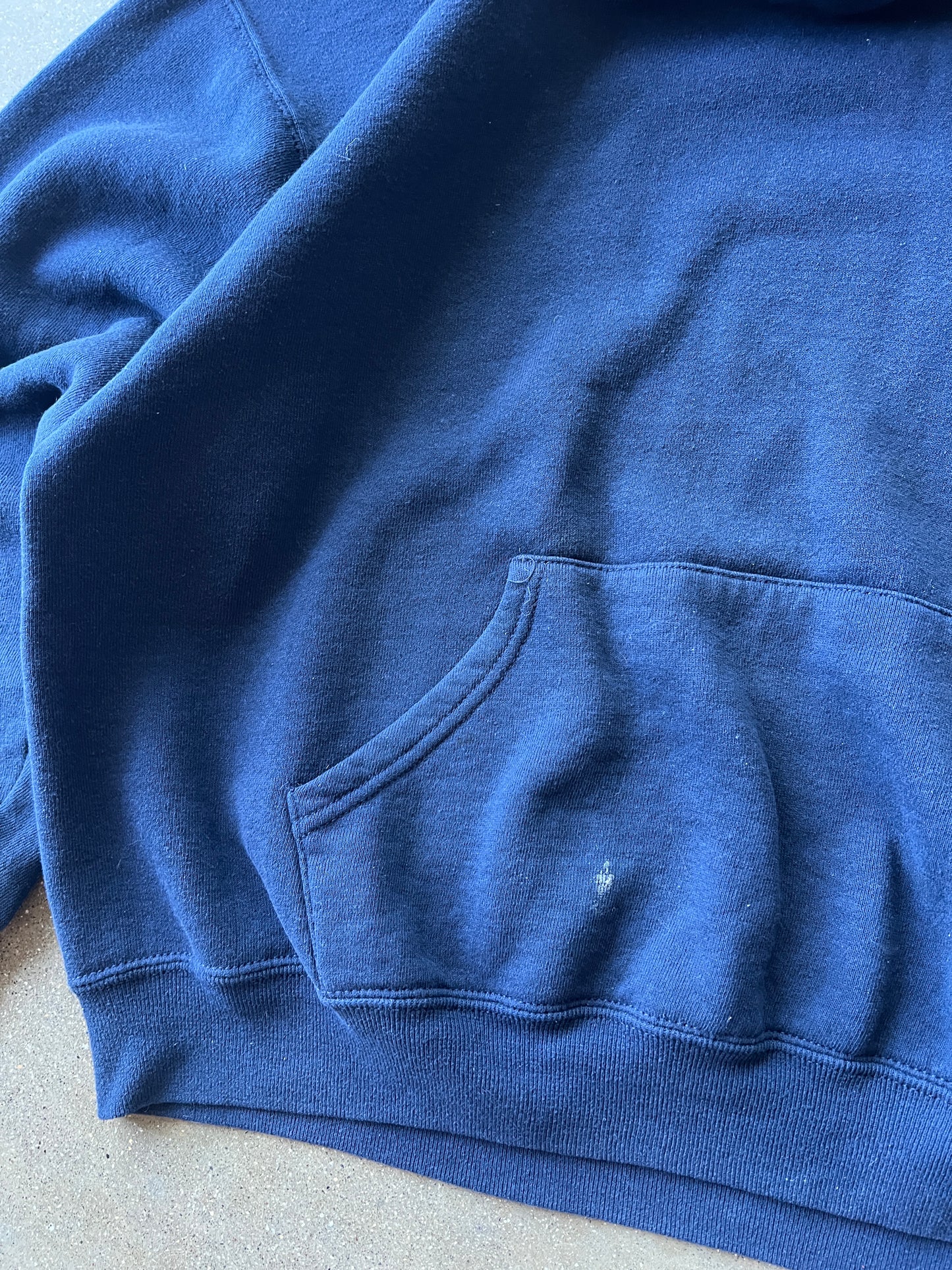 Vintage Navy Blue Russell Athletic Hoodie - L