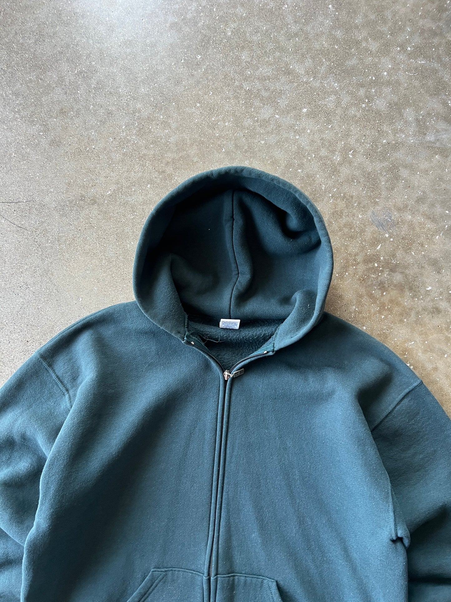 Vintage Sea-Foam Green Russell Athletic Hoodie - L