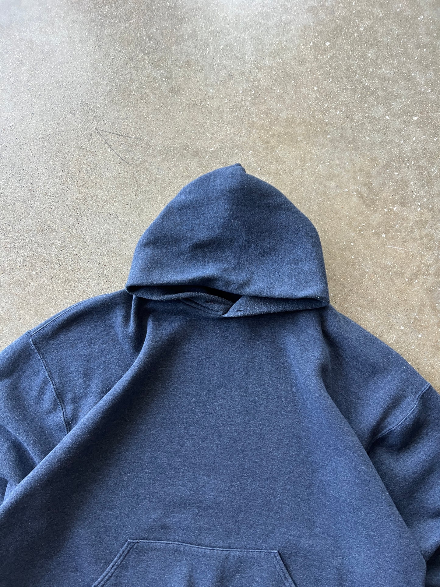 Vintage Dark Navy Russell Athletic Hoodie - XL