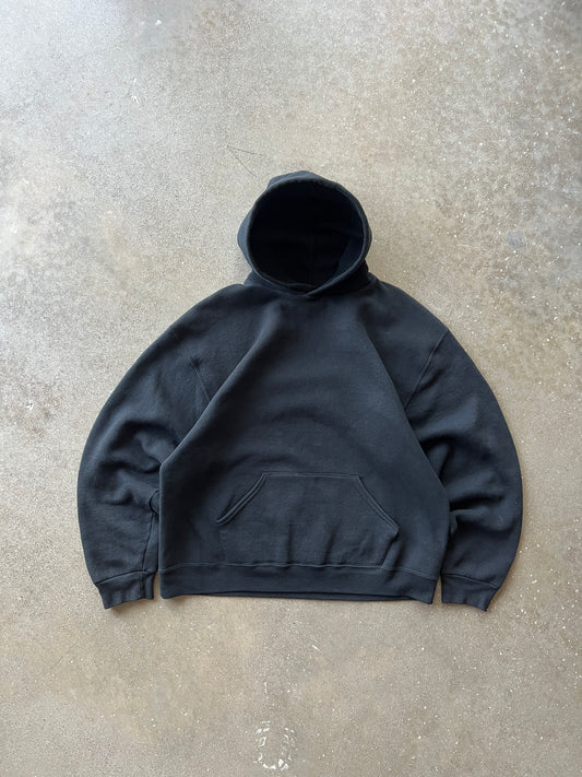 Vintage Black Russell Athletic Hoodie - XL