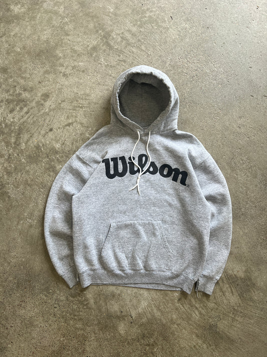 Vintage Grey Wilson Hoodie - L